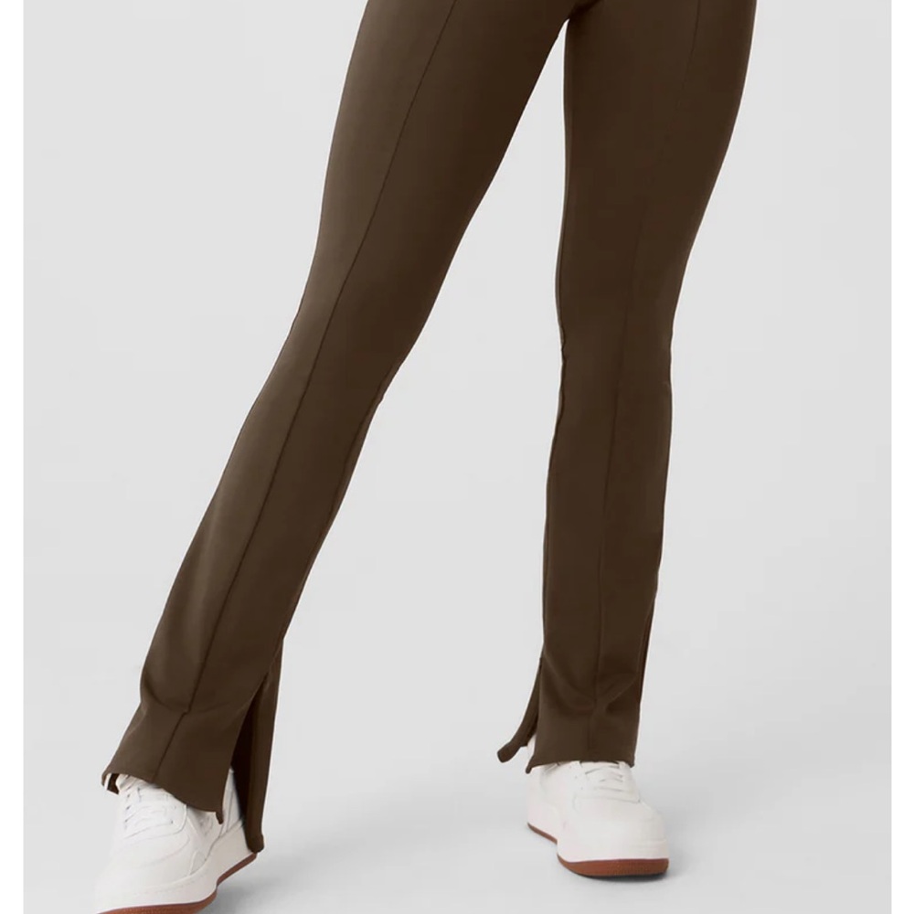 alo zip flare legging